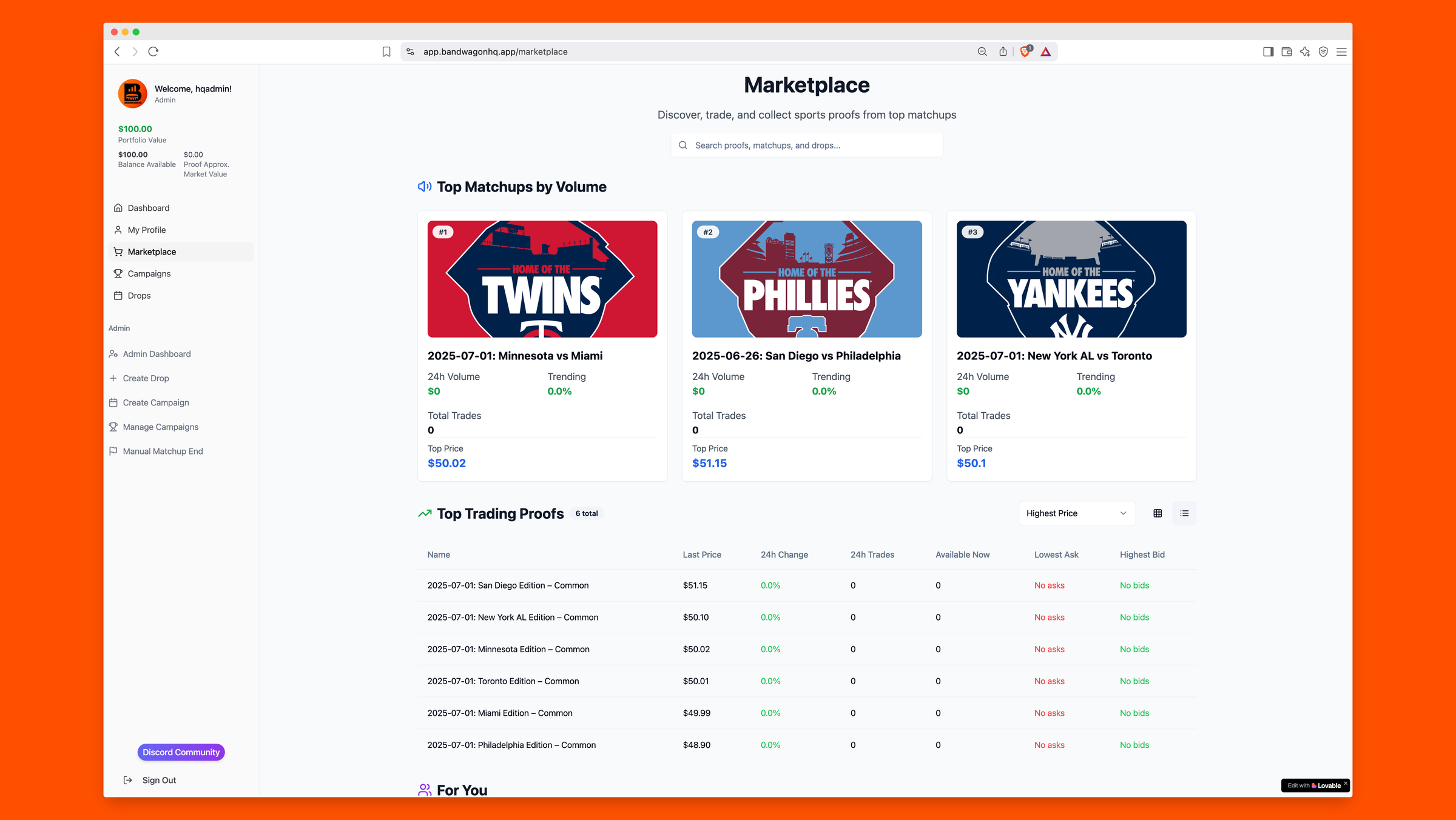 Step 5: View the Marketplace