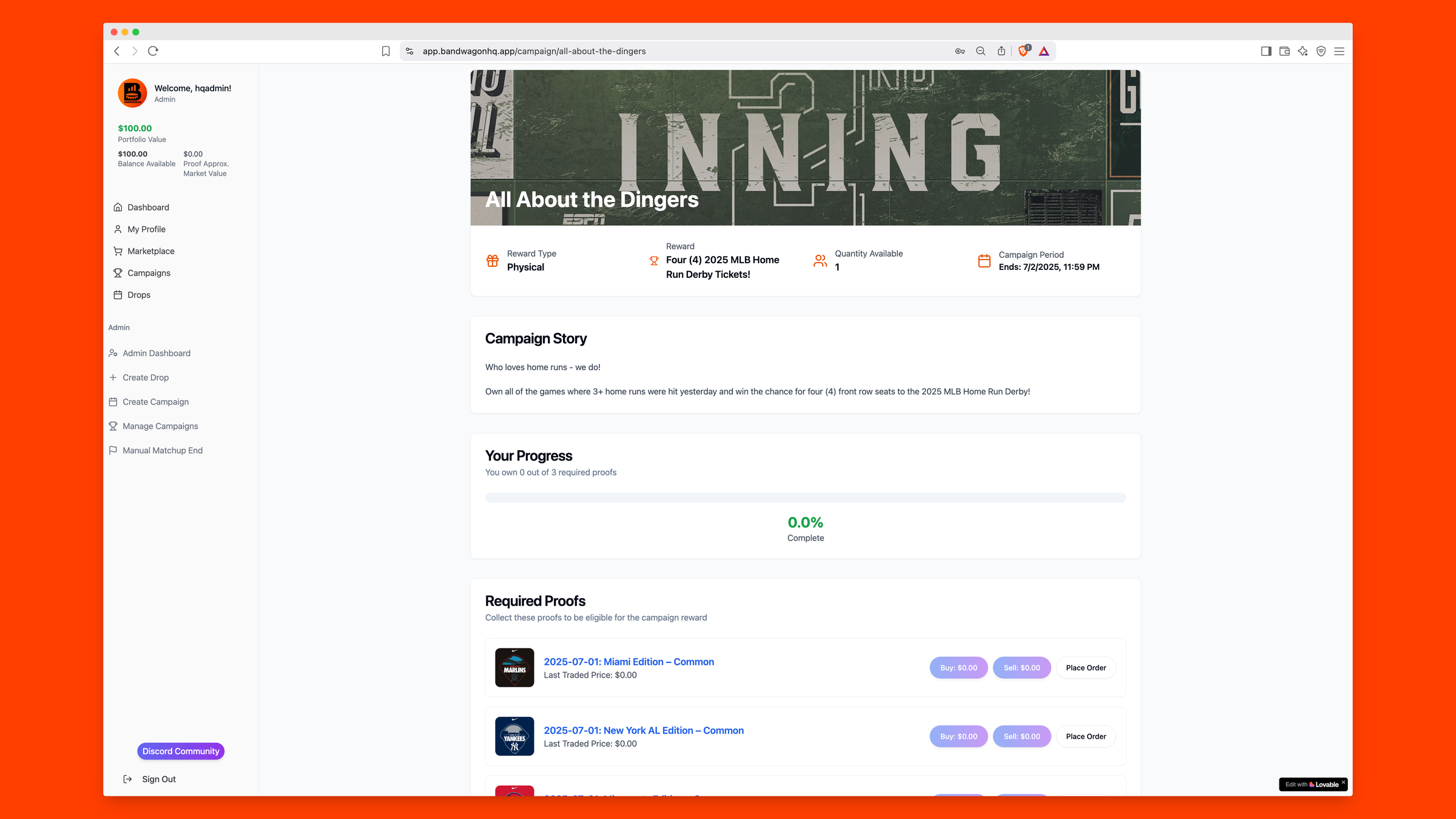Step 5d: Check Active Campaigns